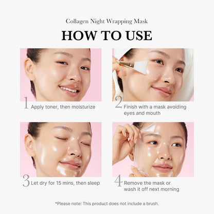 Collagen Night Wrapping Mask — Firm, Hydrate & Glow Overnight