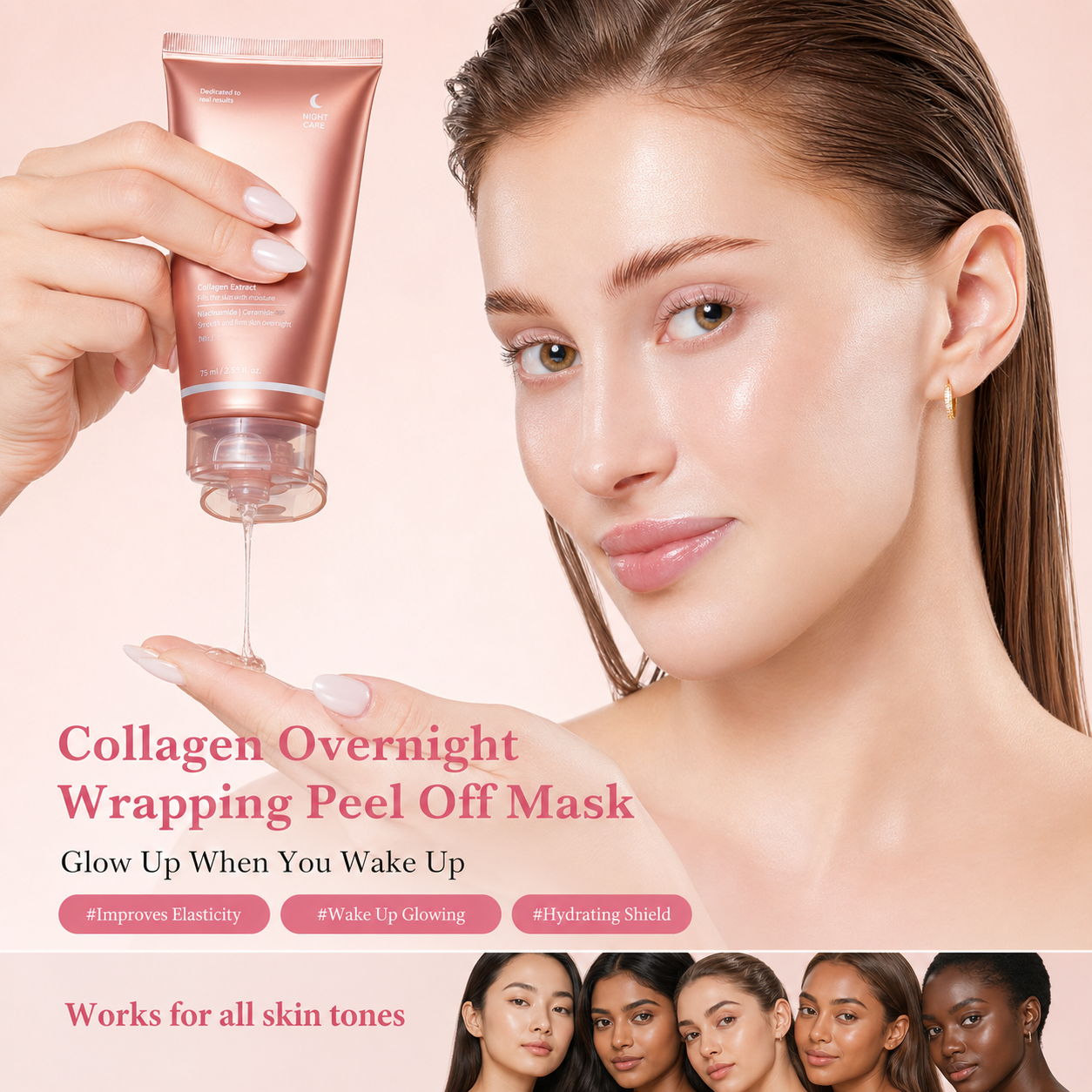 Collagen Night Wrapping Mask — Firm, Hydrate & Glow Overnight